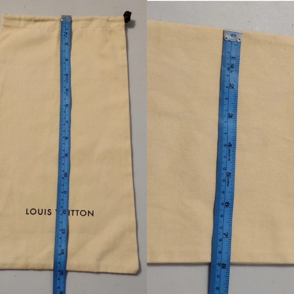 Bundle Of 2 Louis Vuitton Beige Dust Bags